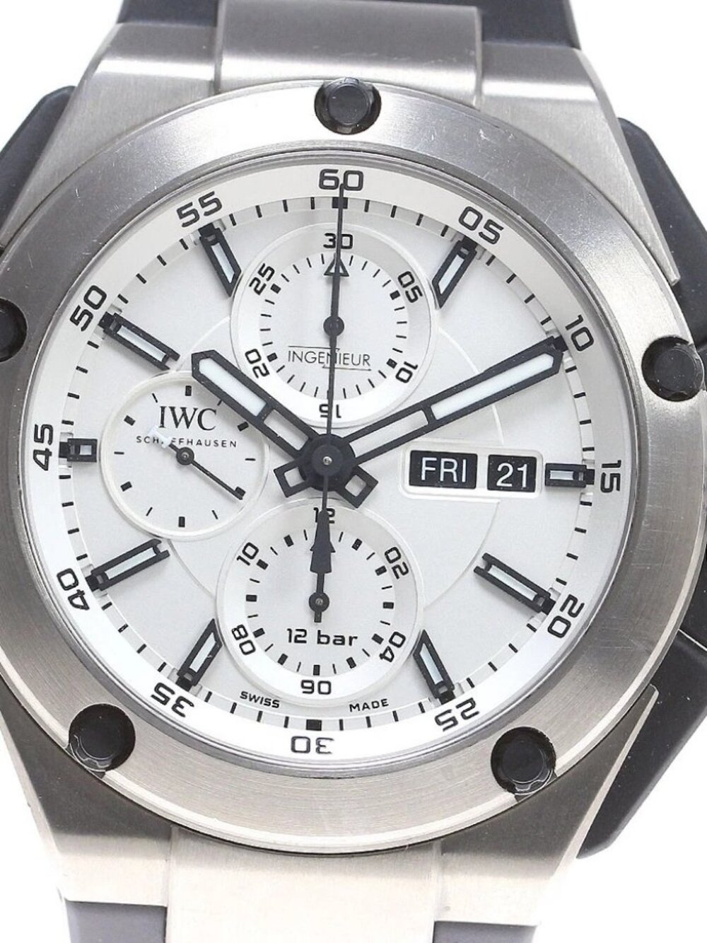 IWC SCHAFFHAUSEN In junior IW386501 Double chronograph Automatic Men's_826627